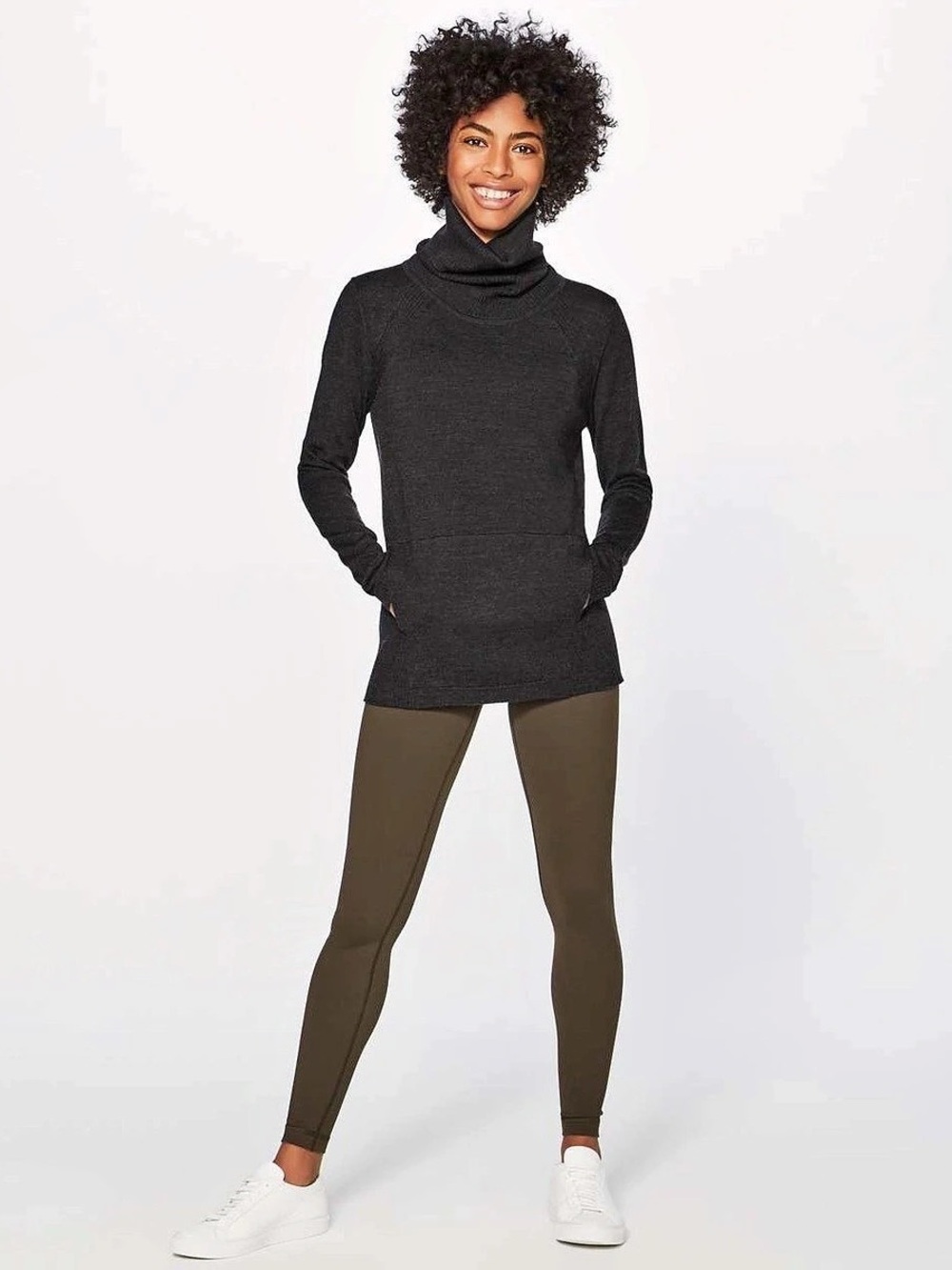 Lululemon Sweat & Savasana Merino Wool Sweater Size 8